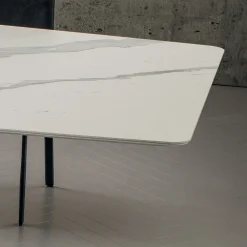 Viadurini Living Esstische-Laminam Küchentisch mit Metallstruktur Made in Italy - Carlino