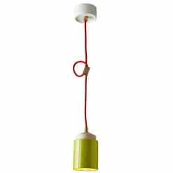 Viadurini Lighting Moderne Pendelleuchten-Lampe aus Buchenholz und Hängeleuchte aus Keramik, hergestellt in Italien, Asien