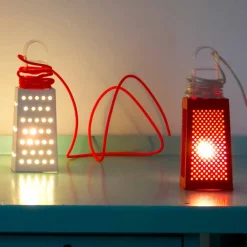 In-es.artdesign Design Tischlampen-Lampe aus Laprene Tisch Cacio & Pepe modern
