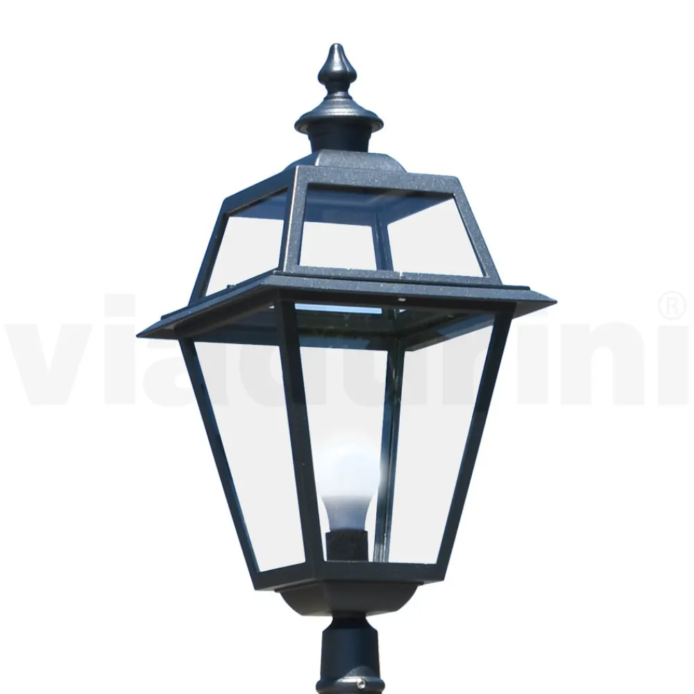 Viadurini Lighting Gartenlampion-Lampe im Vintage-Stil aus Aluminium und Glas, hergestellt in Italien – Vivian