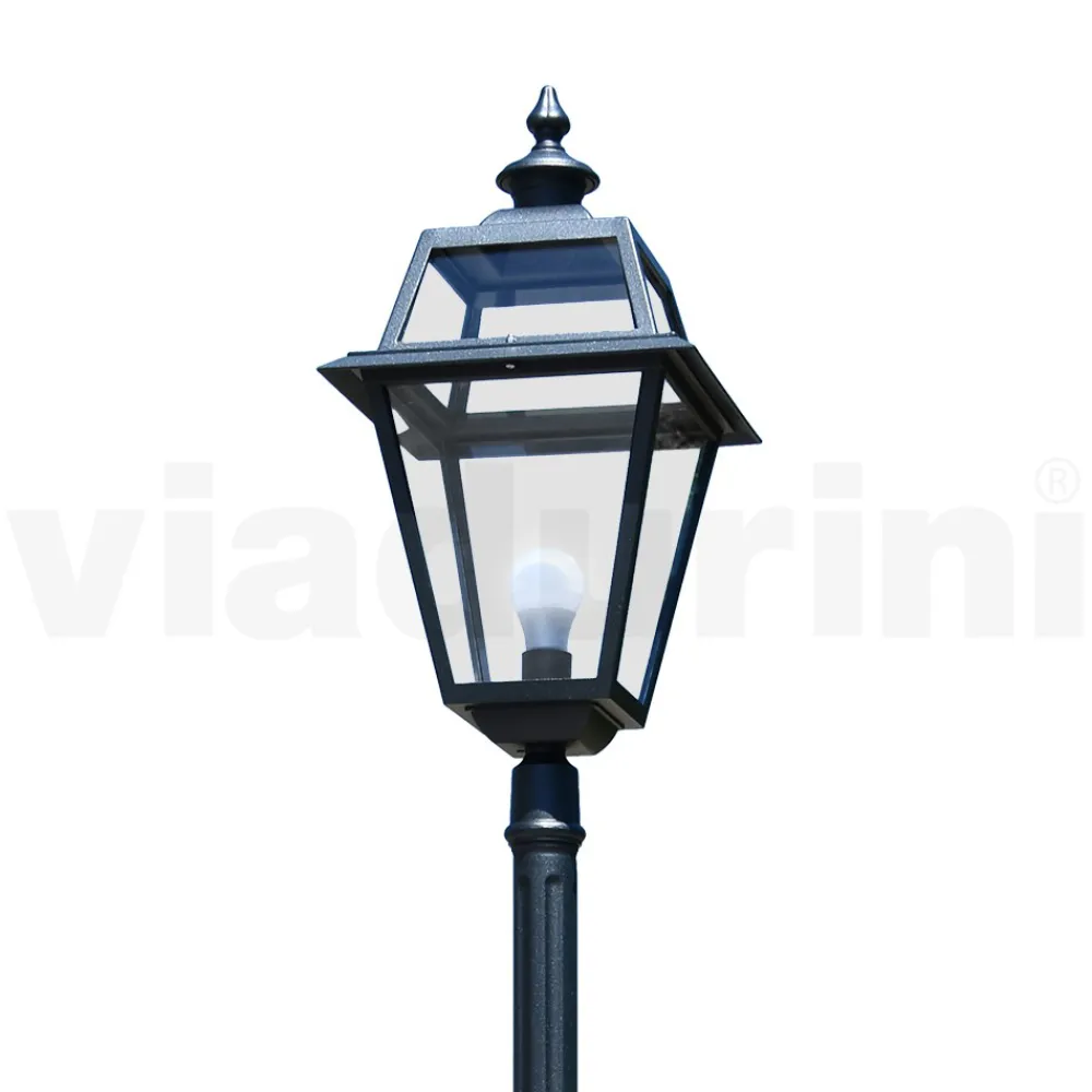 Viadurini Lighting Gartenlampion-Lampe im Vintage-Stil aus Aluminium und Glas, hergestellt in Italien – Vivian