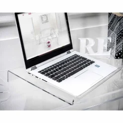 Viadurini Decor Deko Artikel Und Wohnaccessoires-Laptopständer in transparentem oder geräuchertem Plexiglas Design 2 Stück - Nerdino