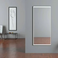 Viadurini Living Wandspiegel-LED beleuchteter Wandspiegel mit Touch-Schalter Made in Italy - Ammar