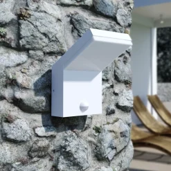 Viadurini Lighting Garten-Wandlampen-LED-Außenprojektor aus Aluminium mit Bewegungssensor - Nerea