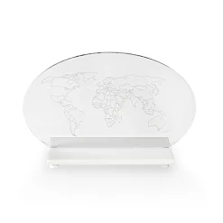 Viadurini Lighting Moderne Tischlampen-LED-betriebene Plexiglas-Tischlampe, hergestellt in Italien – Rapunzel