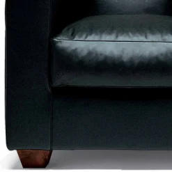 Viadurini Living Moderne Sessel-Ledersessel mit Nussbaumfüßen Made in Italy - Alessandria