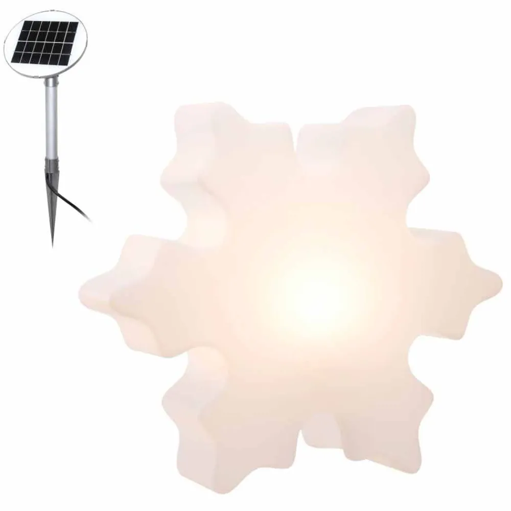 Viadurini Lighting Design Beleuchtung|Designer Stehlampen-LED-Lampe, Solar oder E27 Kristall Design für drinnen oder draußen - Nevestar