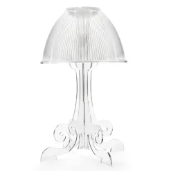 Viadurini Lighting Design Tischlampen-LED-Tischlampe aus transparentem Plexiglas Made in Italy - Odette