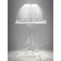 Viadurini Lighting Design Tischlampen-LED-Tischlampe aus transparentem Plexiglas Made in Italy - Odette