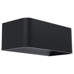 Viadurini Lighting Moderne Wandleuchten-LED-Wandleuchte für den Innenbereich in Weiß, Schwarz oder Corten-Aluminium - Renella