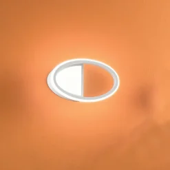 Viadurini Lighting Moderne Wandleuchten-LED-Wandleuchte mit weißer oder goldener Metallstruktur - Raissa