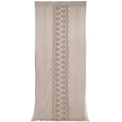 Viadurini Textile Leinenvorhänge-Leichter Leinenvorhang mit Organza und gotischer Stickerei im Luxury Center - Marinella