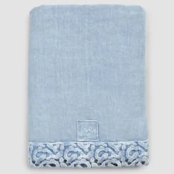 Viadurini Textile Bettlaken-Leinen Doppelbettlaken mit Poema Lace, 3 Oberflächen - Dulcis