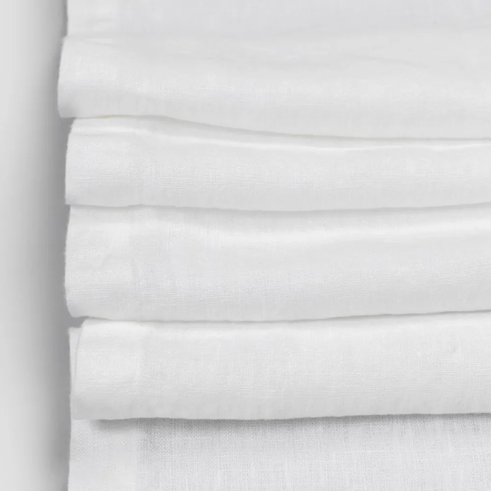 Viadurini Textile Runner-Leinen Tischläufer mit weißer Spitze, italienische Luxusqualität - Farnese