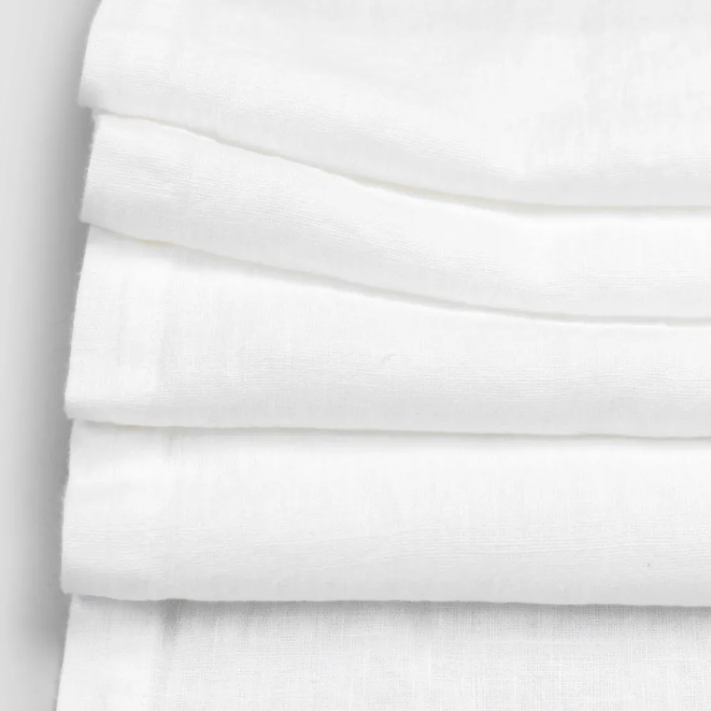 Viadurini Textile Runner-Leinen Tischläufer mit weißer Spitze, italienische Luxusqualität - Farnese