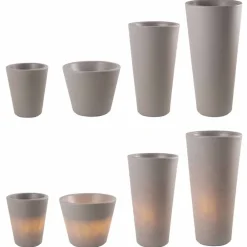 Viadurini Lighting Lichtmöbel-Leuchtende Vase für Außen- und Innenräume, farbenfrohes Design in 3 Dimensionen - Vasostar