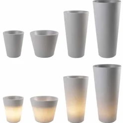 Viadurini Lighting Lichtmöbel-Leuchtende Vase für Außen- und Innenräume, farbenfrohes Design in 3 Dimensionen - Vasostar