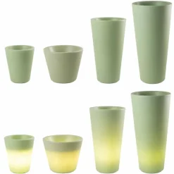 Viadurini Lighting Lichtmöbel-Leuchtende Vase für Außen- und Innenräume, farbenfrohes Design in 3 Dimensionen - Vasostar