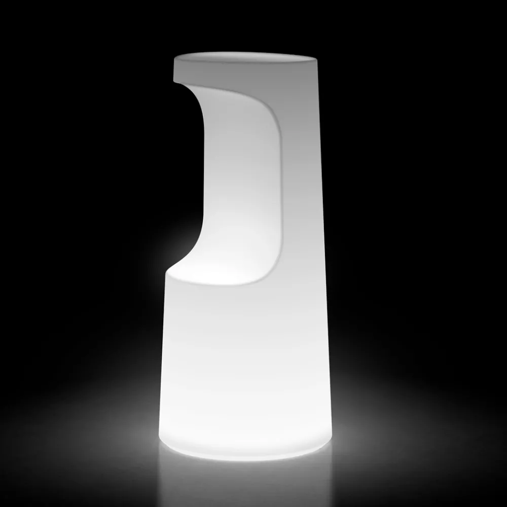 Viadurini in the Garden Lichtmöbel|Outdoor Hocker-Leuchtender Außenhocker aus Polyethylen mit LED-Licht Made in Italy - Forlina