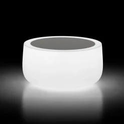 Viadurini in the Garden Garten Beistelltisch|Lichtmöbel-Leuchtender Couchtisch im Freien mit LED-Licht und HPL-Platte Made in Italy - Belida