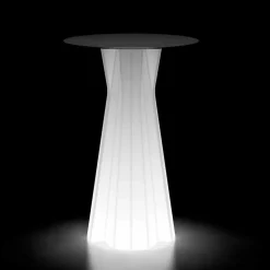 Viadurini in the Garden Lichtmöbel|Garten Beistelltisch-Leuchtender Tisch im Freien mit LED-Sockel und HPL-Platte Hergestellt in Italien - Tinuccia