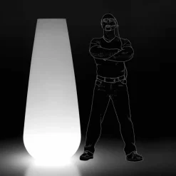 Viadurini in the Garden Lichtmöbel-Leuchtvase für Outdoor-Design aus Polyethylen Made in Italy - Menea