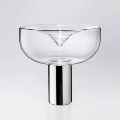 Leucos Design Tischlampen-Aella Tischlampe RGB Led in modernem Design aus Kristallglas