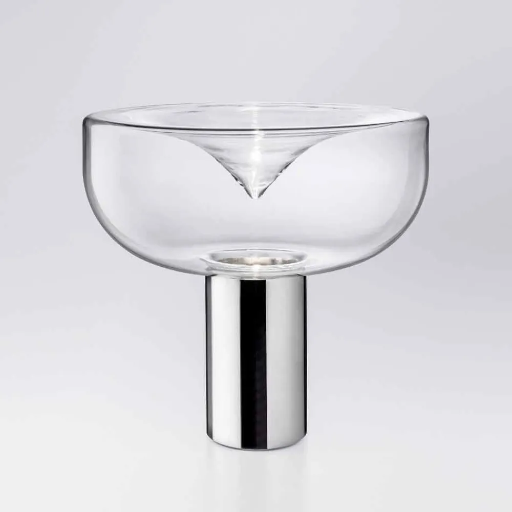 Leucos Design Tischlampen-Aella Tischlampe RGB Led in modernem Design aus Kristallglas