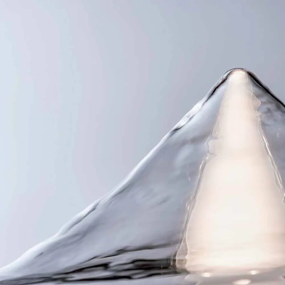 Leucos Design Tischlampen-Aella Tischlampe RGB Led in modernem Design aus Kristallglas