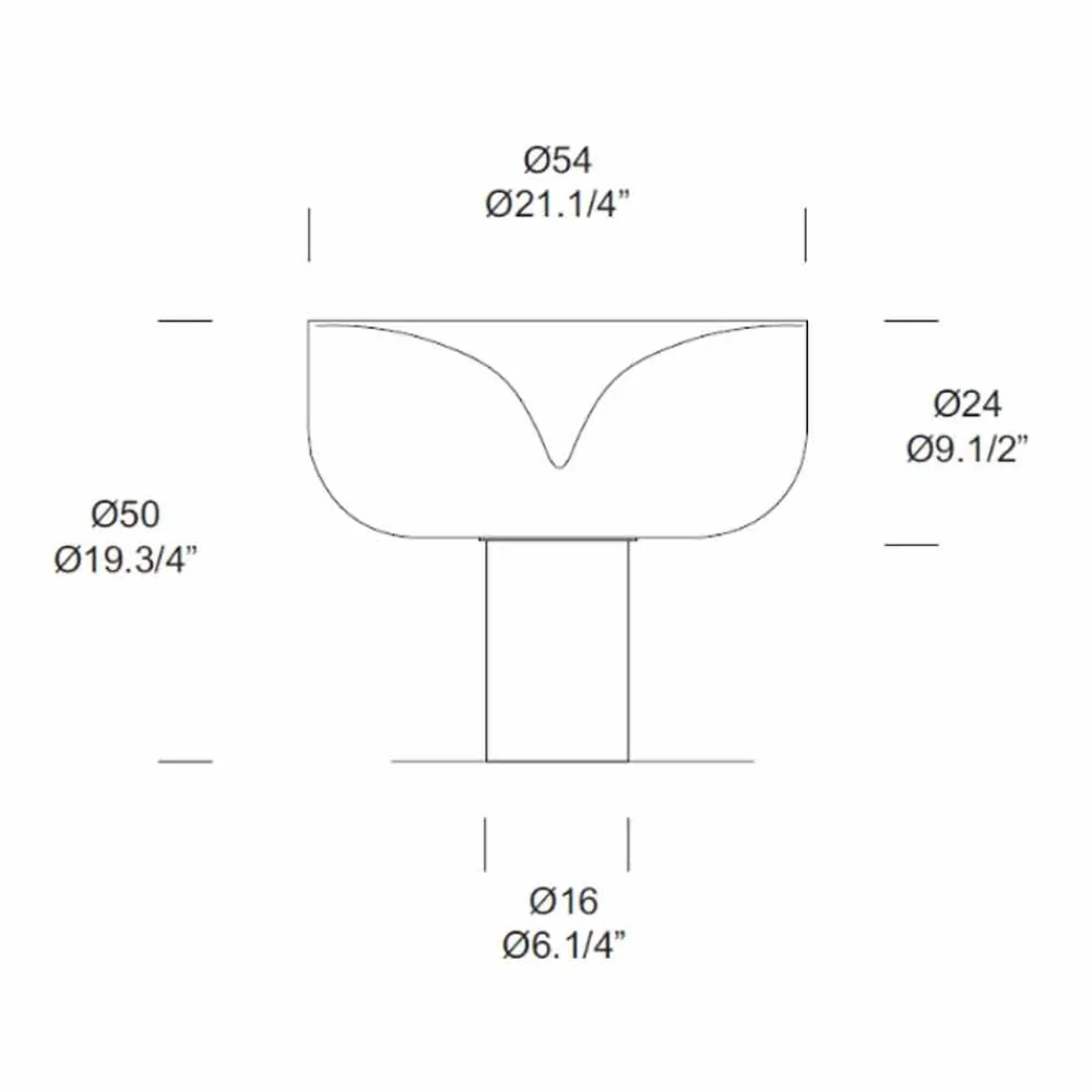 Leucos Design Tischlampen-Aella Tischlampe RGB Led in modernem Design aus Kristallglas