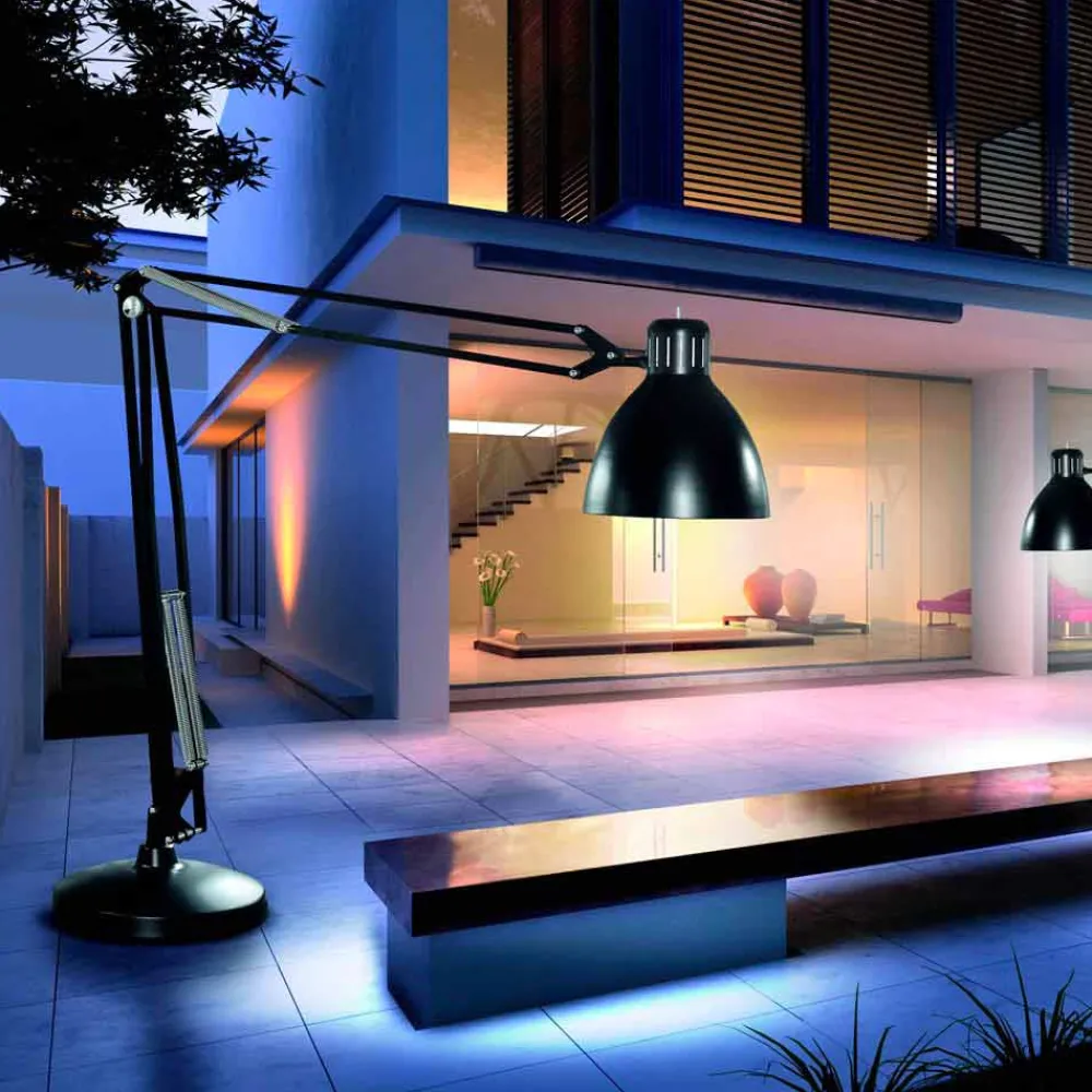 Leucos Moderne Stehlampen-The Great JJ Design Stehlampe für Außen aus Aluminium