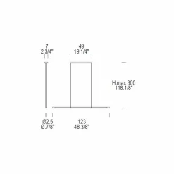 Leucos Designer Pendelleuchten-Volta Hängeleuchte verstallbar 360° mit Touch Dimmer
