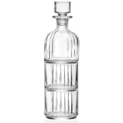 Viadurini Kitchen Italienisches Kristallgeschirr-Likör-Set aus ökologischem Kristall, stapelbar 3 Stück - Spicco