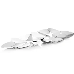 Viadurini Decor Küchenzubehör-Lineares Herzstück mit Herzen aus silbernem Metall Elegantes Design - Arlan