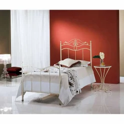 Viadurini Night Design Maßgeschneiderte Möbel|Einzelbetten Aus Schmiedeeisen-Lira Einzelbett aus Schmiedeeisen in Design