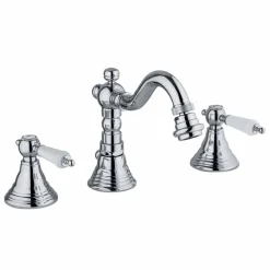 Viadurini Taps Bidetarmaturen-3-Loch-Mischer für Bidet in Messing Klassisches Design Made in Italy - Shelly