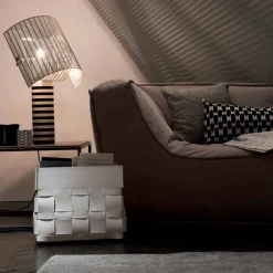 Limac Design Zeitungsständer-Lory Design Wand-montiert Lederzeitschrift Rack, hergestellt in Italien