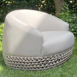 Viadurini in the Garden Garten Lounge Set-Lounge-Set für den Außenbereich mit gewebtem Stoffsockel - Pixie