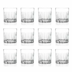 Viadurini Kitchen Italienisches Kristallgeschirr-Lowball Tumbler Basso Altmodische Brille für Cockatil 12 Stück - Senzatempo