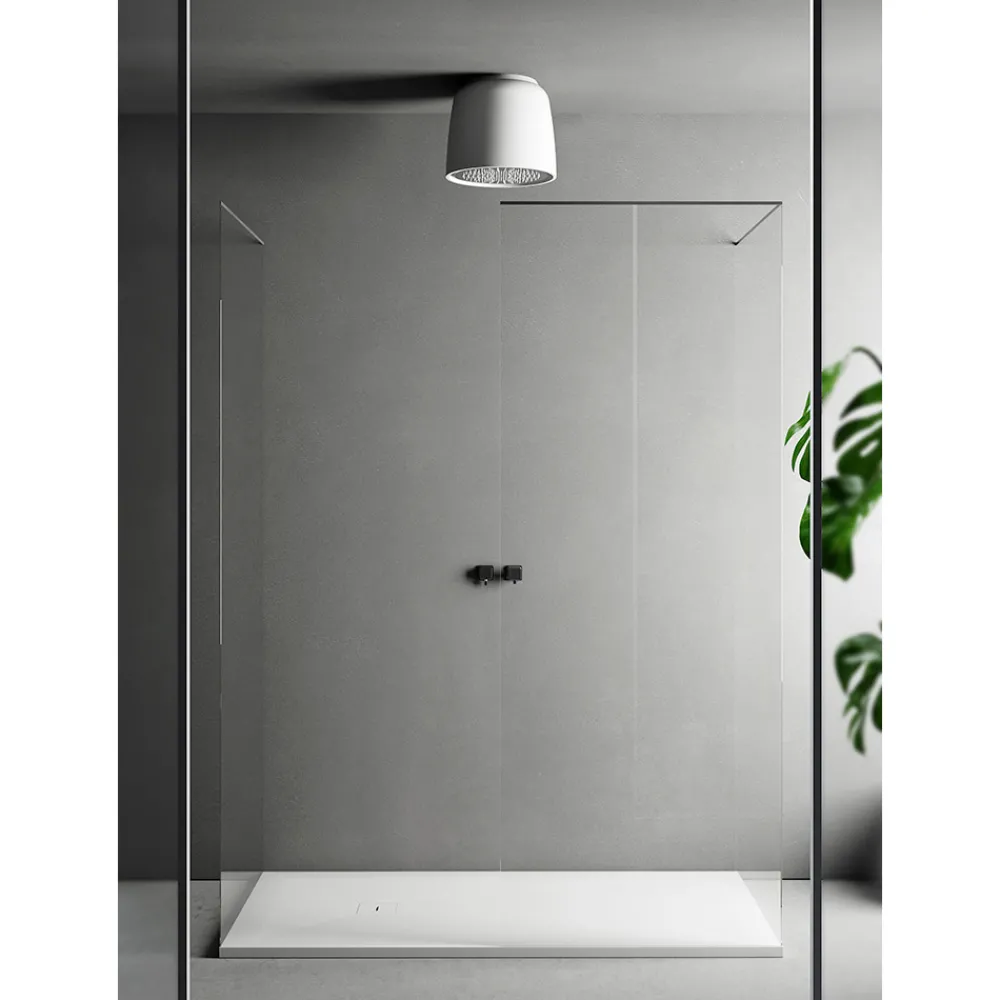 Viadurini Taps Duschköpfe-Luxolid Solid Surface Duschkopf Made in Italy - Lallio