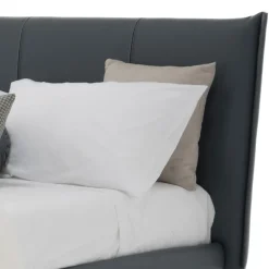 Viadurini Night Design Maßgeschneiderte Möbel|Polsterbetten-Luxuriöses Design-Doppelbett aus Kunstleder oder Stoff Made in Italy - Generus