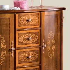 Viadurini Classic Anrichte-Luxuriöses klassisches Sideboard für Wohnzimmer aus Made in Italy Holz - Katerine