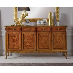 Viadurini Classic Anrichte-Luxuriöses Sideboard aus Holz mit Türen und Schubladen Made in Italy - Cheverny