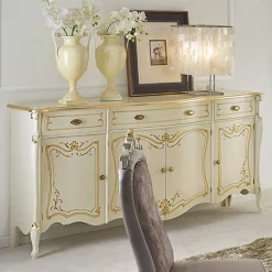 Viadurini Classic Anrichte-Luxuriöses Wohnzimmer-Sideboard aus klassischem Made in Italy-Holz - Caligola