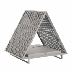 Vondom Gartensofas-Luxury Garden Daybed aus Aluminium und Stoff - Frame Vineyard von