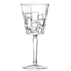 Viadurini Kitchen Italienisches Kristallgeschirr-Luxus Dekorierte Öko Kristall Wein- oder Wassergläser 12 Stück - Catania