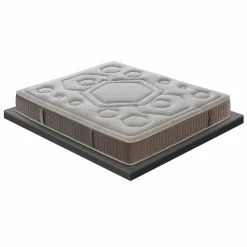 Viadurini Night Design Doppelbett Matratzen-Luxus Doppelmatratze aus Memory Foam H 25 cm Made in Italy - Arancia