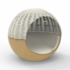 Vondom Gartensofas-Luxus Garten Daybed Round Design mit geflochtenem Seil - Ulm Moon von