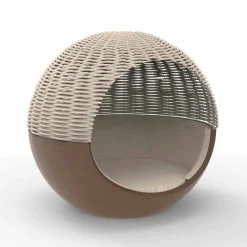 Vondom Gartensofas-Luxus Garten Daybed Round Design mit geflochtenem Seil - Ulm Moon von