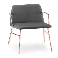 Viadurini Living Moderne Sessel-Luxus Samt Sessel mit Metallstruktur Made in Italy - Molde